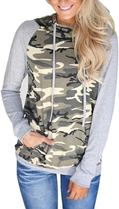 camouflage hoodie womens
