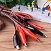 Alligator Clips Jumper Wires, AUSTOR 6 Groups Test Leads Set with Double-end Alligator Clips Electrical, 1M