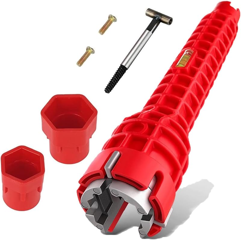 BRITECO 8 in 1 Basin Wrench and Tap Spanner Faucet Sink Installer Tool