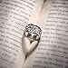 ANGEMIEL 925 Sterling Silver Cubic Zirconia Flower Promise Ring For Women Jewelry Family Friend Love
