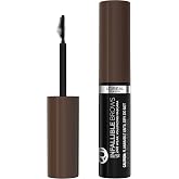 L'Oreal Paris Infallible Volumizing 24H Wear Brow Mascara, Long Lasting Eyebrow Makeup for 2X Fuller Eyebrows, 4.0 Dark Brunette, 0.13 Fl Oz