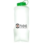 Cnoc Outdoors HydriamX Durable Collapsible 500ml Flask, 42mm Thread Wide Mouth, Hot Liquid Compatible