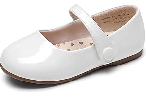 DREAM PAIRS Toddler Little Girls Mary Jane Dress Shoes Wedding Ballet Flats Round Toe Flower Girl Shoes