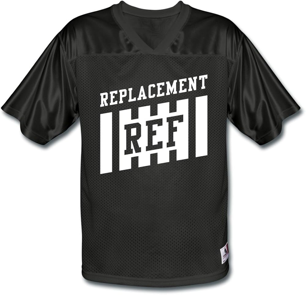 LHT Men's Replacement Referee American Football Jerseys XXL