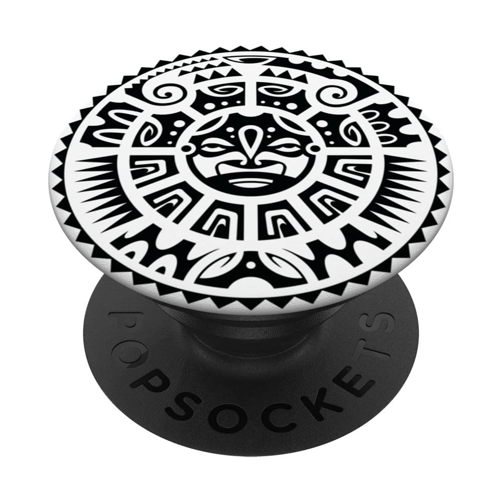 Culture Kia Ora Symbol Face Ornament, Haka New Zealand PopSockets Swappable PopGrip
