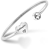 PLITI Godmother Goddaughter Bracelet Baptism Gift Religious Jewelry Mother's Day Gift For Godmother Goddaughter