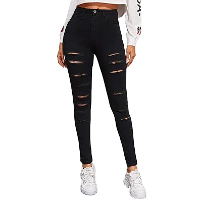 Beli SweatyRocks Wanita Hight Waisted 