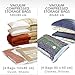 Vacuum Storage Bags - Pack of 8 (4 Large (100x80cm) + 4 Medium (80x60cm)) | ReUsable with free Hand Pump for travel packing