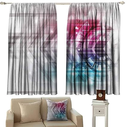 Amazon Com Anyangeight Tie Up Window Drapes Living Room