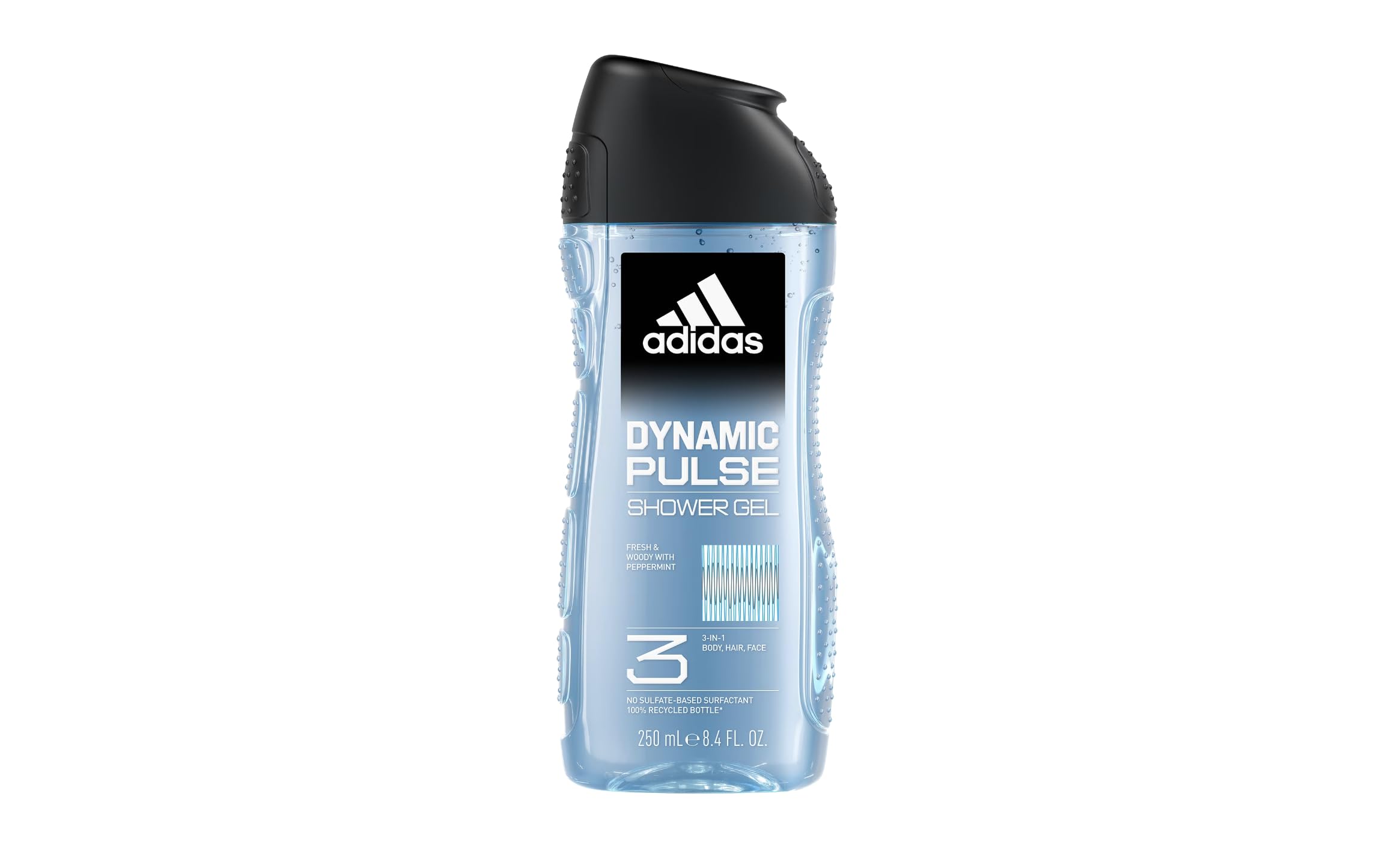 adidas Dynamic Pulse 3 in 1 shower gel for men, 250 ml