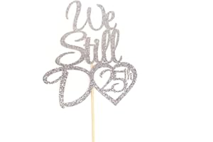 Atelier Elegance We Still Do 25th Cake Topper, 25th Anniversary Cake Topper, 25, Vow Renewal