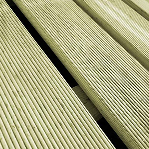 Tidyard Terrassenfliesen Terrassendielen Fliese in Holzoptik Bodenbelag, 6 Stück, 50×50 cm, Grün – Bild 4