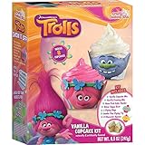 Crafty Cooking Kits DreamWorks Trolls Cupcake Kit, Vanilla, 8.5 Ounce