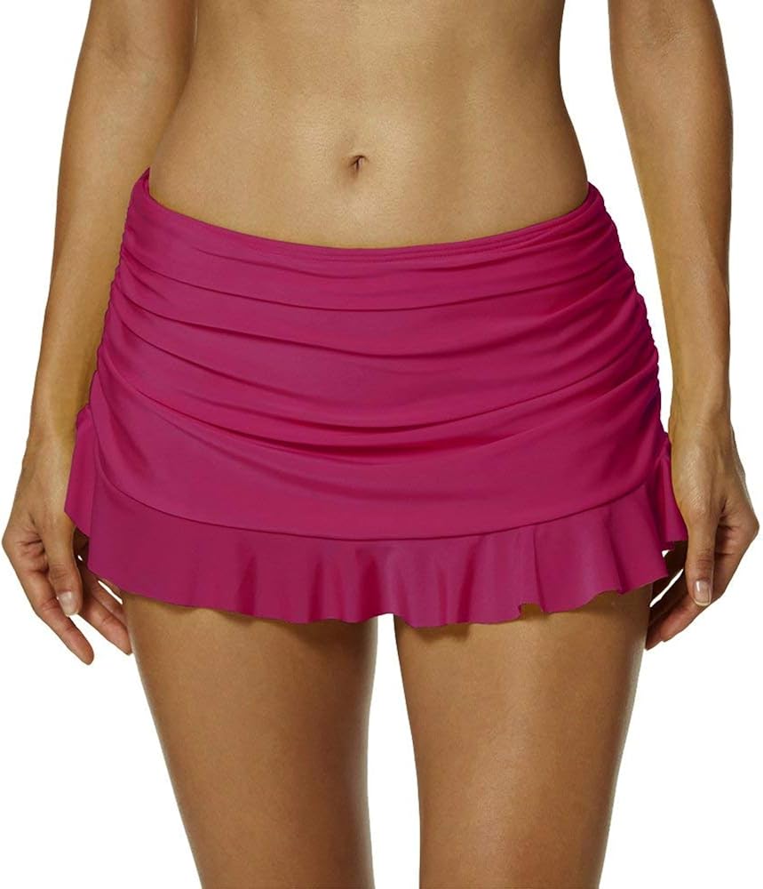 Ladies Bathing Skirt Mini Bikini Skirt Vintage Elastic Low Comfortable