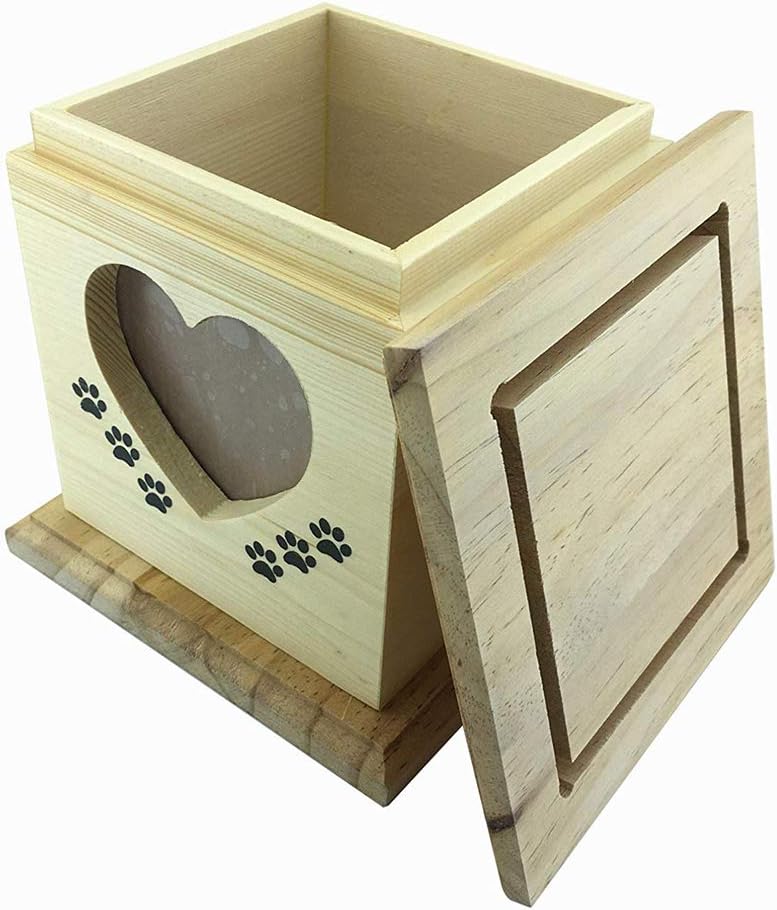 &liyanan Handmade Really Wood Wooden Pet Dog Cat Urns Photo Pet