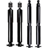 SCITOO 4pcs Front Rear Shock Absorbers Replace for Express 2500 03-19 | Front Rear Shocks for Chevy Express 2500 2003-2019,for Chevy Express 3500 2003-2018 Replace 911086/344385