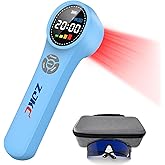ZJKC Red Light Therapy for Body, 980nmX4 + 810nmX4 + 660nmX16nm Infrared Light Therapy, Handheld Red Light Therapy Device for Joint Muscle Pain Relief, Portable Red Light Therapy Machine for Human Dog