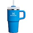 Stanley Quencher H2.0 Tumbler with Handle and Straw 20 oz | Flowstate 3-Position Lid | Cup Holder Compatible for Travel | Insulated Stainless Steel Cup | BPA-Free | Azure