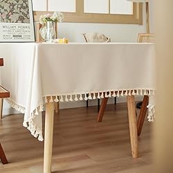 ArtBud Farmhouse Wipeable Tablecloth Vinyl