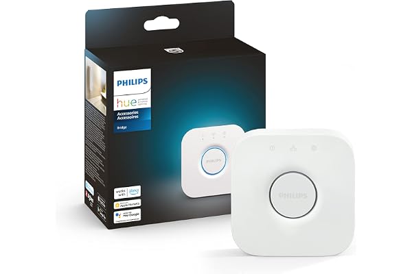 Philips Hue Bridge - Unlock the Full Potential of Hue - Multi-Room and Out-of-Home Control - Create Automations and Zones - S