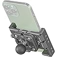 FANAUE Universal Phone Mount with 1'' Ball for Smartphones 2.3'' to 3.4'', Compatible with RAM Mounts B Size Double Socket Ar