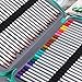 BTSKY 200 Slots Colored Pencil Organizer - Deluxe PU Leather Pencil Case Holder With Removal Handle Strap Pencil Box Large for Colored Pencils Watercolor Pencils