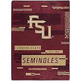 Northwest Company NCAA Digitize Design Plush Raschel Thow Blanket, 60"x80" (Florida State Seminoles)