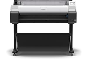CES IMAGING Canon imagePROGRAF TM-340 36" - Large Format 5 Color Poster & Plotter Printer with Media Detection, Color Calibration, Printer Stand/Catch Basket, 300 ml of Ink, and 2-Year Warranty