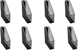 Osco Wiremesh Magazine Rack 8 Pack Black High-Density Steel Desk Organizer