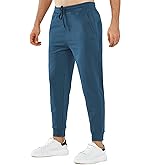 NORTHYARD Men's Cotton Athletic Jogger Sweatpants with Zipper Pockets Running Workout Gym Tapered Pants Comfy Lounge Pants