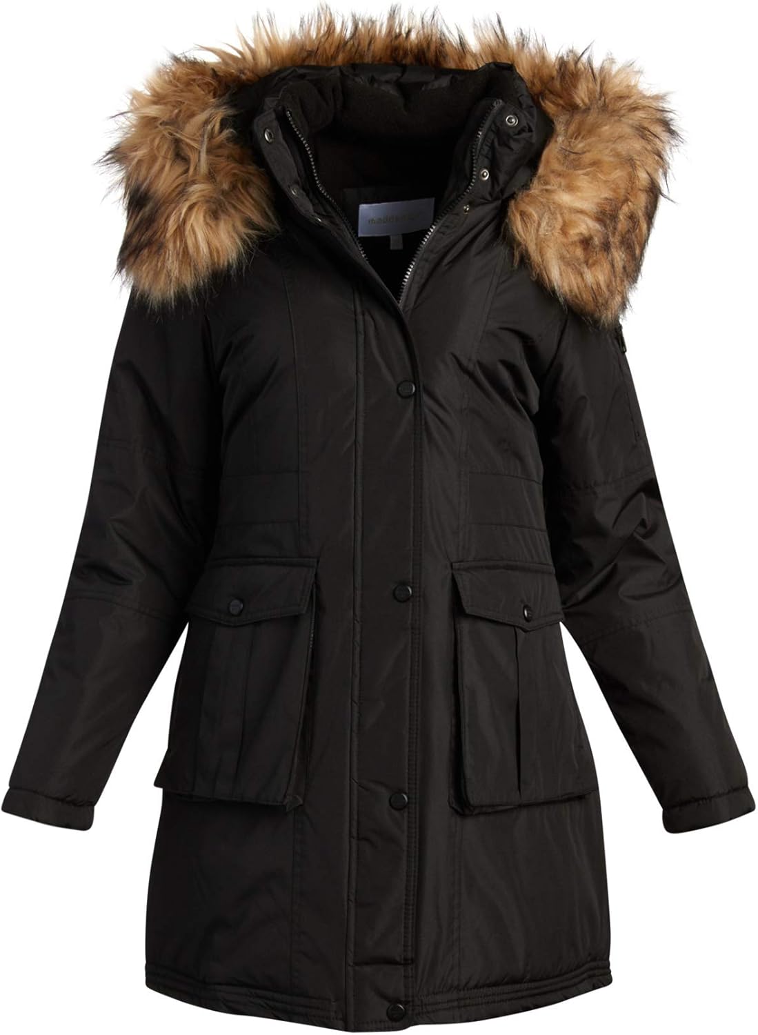 madden girl women's sherpa zip up jacket