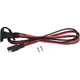 Yak-Power Accessory Port with SAE Connector for 12V Kayak Marine | Marine-rated SAE accessory port pigtail connects 12V electronics to kayak battery or wiring, multiple lengths
