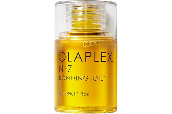 Olaplex No. 7 Bonding Oil, Concentrated High Shine Oil, Heat Protectant, Visibly Smooths & Softens Hair, Added Color Vibrancy, Up to 72 Hour Frizz Control, For All Hair Types, 1 fl oz