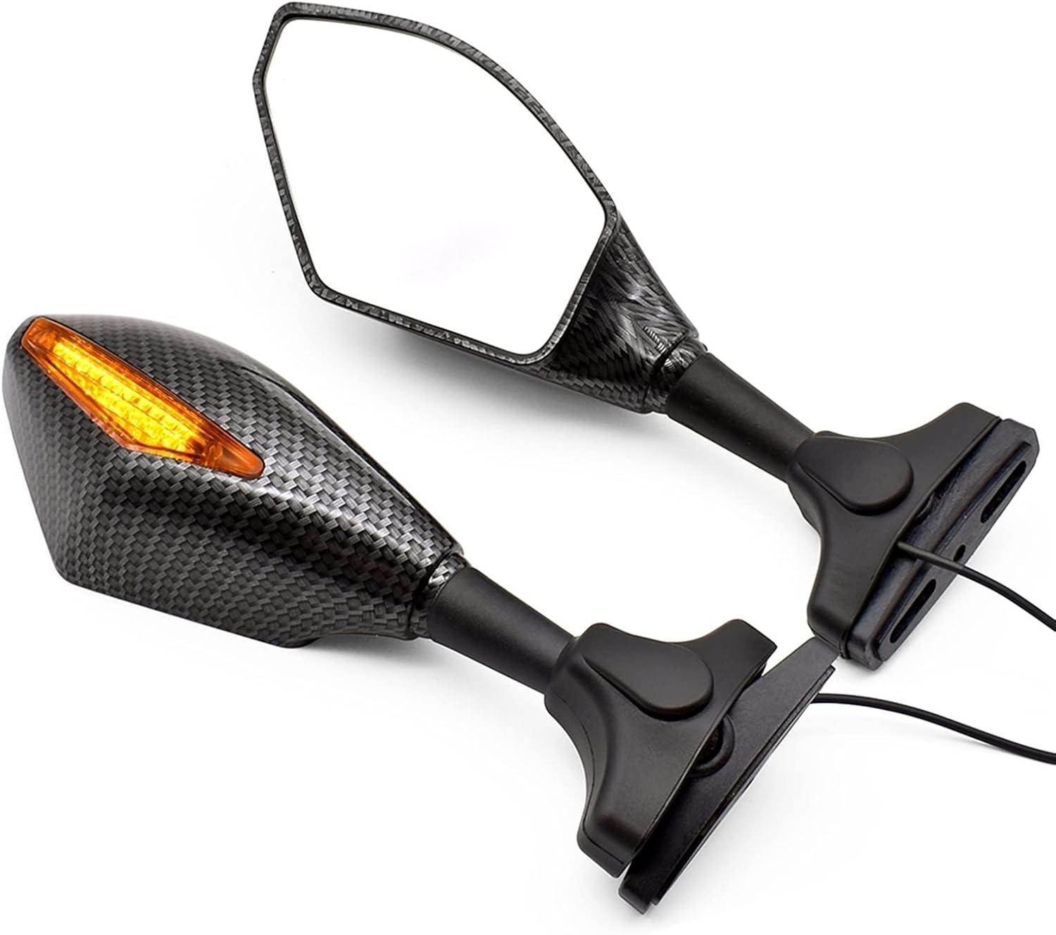 Motorcycle Mirrors Set For Suzuki GSXR GSXR 600 750 1000 K1 K2 K3 K4