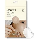 COSRX Master Patch Basic Value Pack, Overnight Acne Patch Hydrocolloid, Blemish Spot Sticker for Face, Strong adhesion & Thicker Spot Cover, 1 Sizes (90 Count)