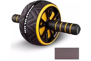 BOINESNAW Ab Roller Wheel and Knee Mat, Abs Workout Equipment for Abdominal & Core Strength Training, Home Gym Fitness Exercise Wheels for Women Men, Abdominal Wheel