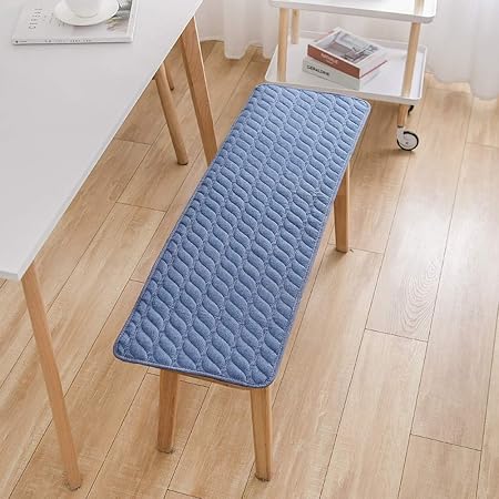 D Le Japanese Bench Cushion Summer Settee Cushion Indoor Thin Long Stool Mat Outdoor Garden Patio Long Chair Pad Bay Window Pad Blue 35x100cm 13 8x39 4inch Amazon Co Uk Kitchen Home