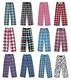Ultra Soft Girl's 100% Cotton Flannel Pants - Youth Sizing