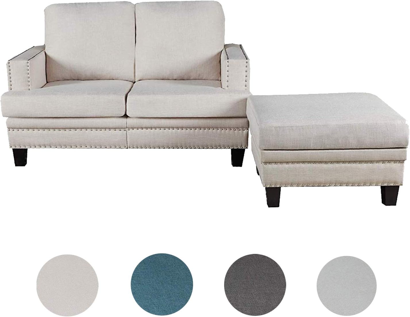 Best rivet ottoman sofa bed