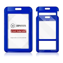 6 Pack Sliding ID Badge Holder with Double-Sided