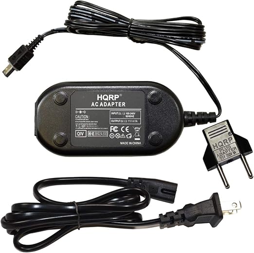 HQRP Replacement AC Adapter/Charger for JVC GRD350 / GR