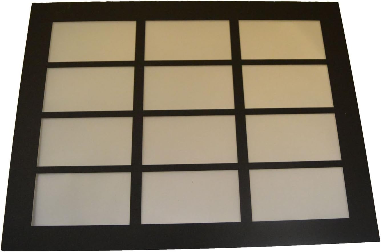 Cigarette Card Mount for 12 Cards (Black) Amazon.co.uk Office Products