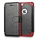 Mulbess Layered iPhone 5c Leather Case，Flip Phone Case Wallet with Magnetic Clasp for iPhone 5c Cover, Black