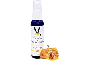 Warren London Wet Kiss Dog Cologne Spray – Milk & Honey | Pocket-Size 2 oz Odor Eliminator & Coat Freshener for Dogs & Cats