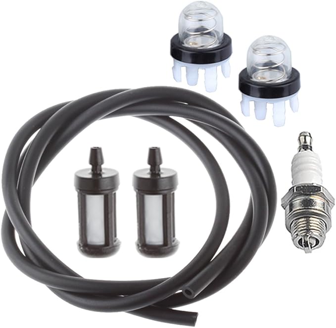 Hipa 4Feet Fuel Line with Primer Bulb Fuel Filter Spark