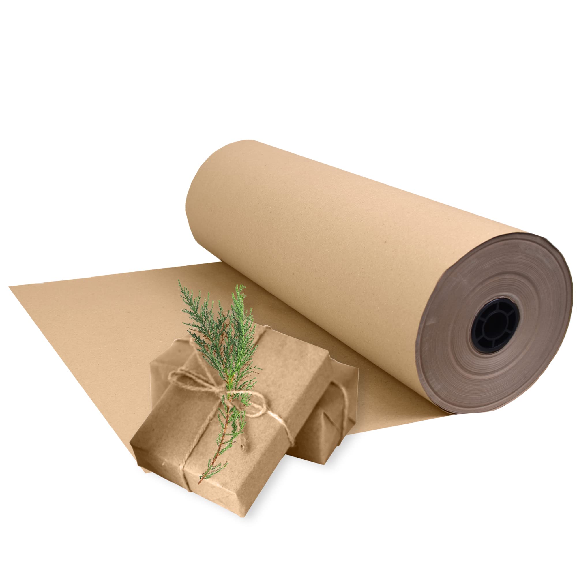 Triplast Brown ECO Kraft Paper (500mm x 200m) - Eco-Conscious & Recyclable - Multipurpose Wrapping Paper Roll with a Premium & Rustic Finish - Ideal for Gift Wrapping, Parcel Packing, Arts & Craft