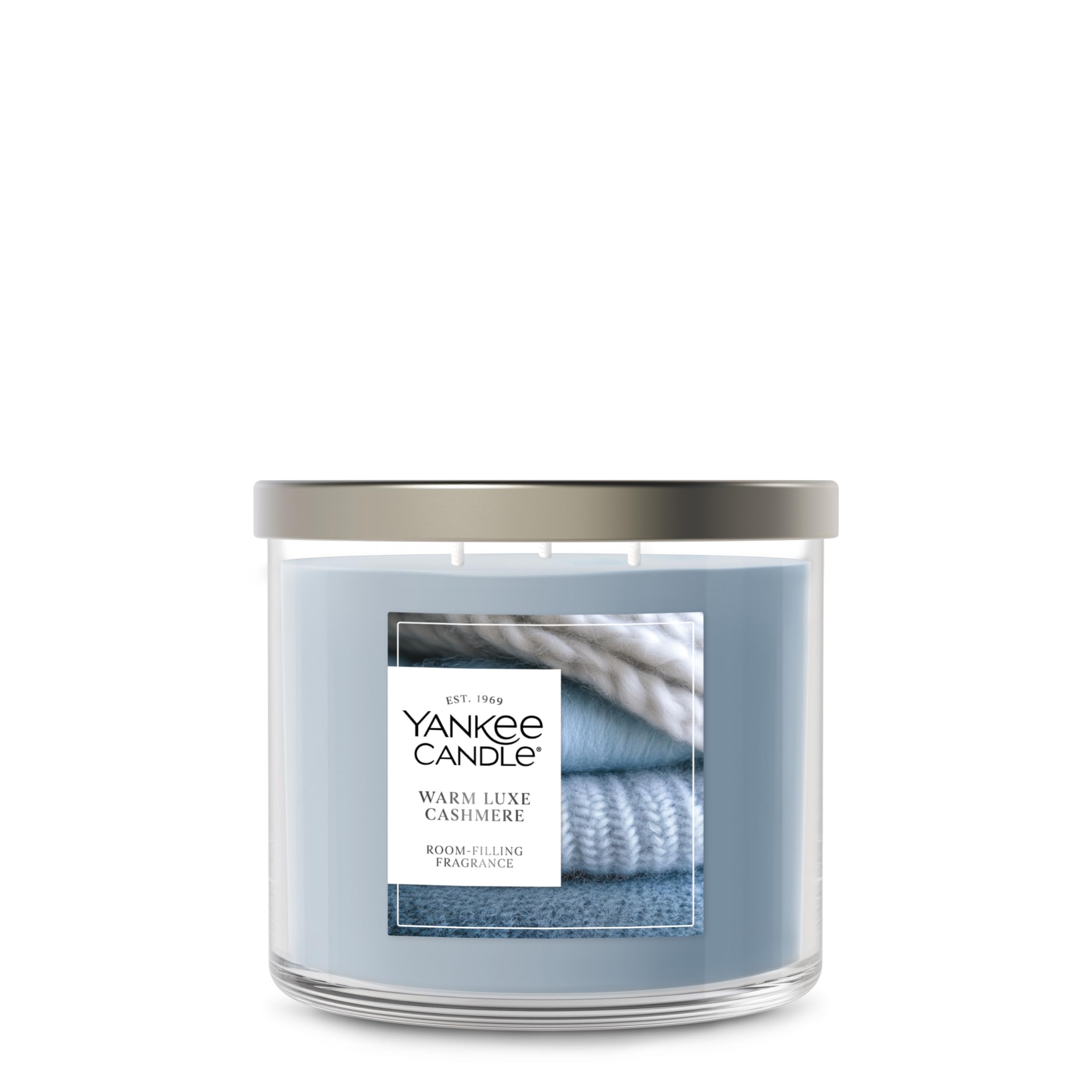 Photo 1 of **MAJOR DAMAGE**
Yankee Candle Warm Luxe Cashmere, Fall Scented Candle, 14.5oz 3-Wick Candle Jar with up to 40 Hours Burn Time