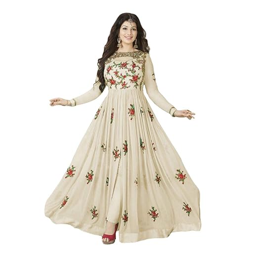 Womens Georgette Semi-stitched Salwar Suit