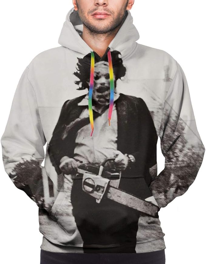 Texas Chainsaw Massacre Men's Classic Stylish Pullover Hoodie with