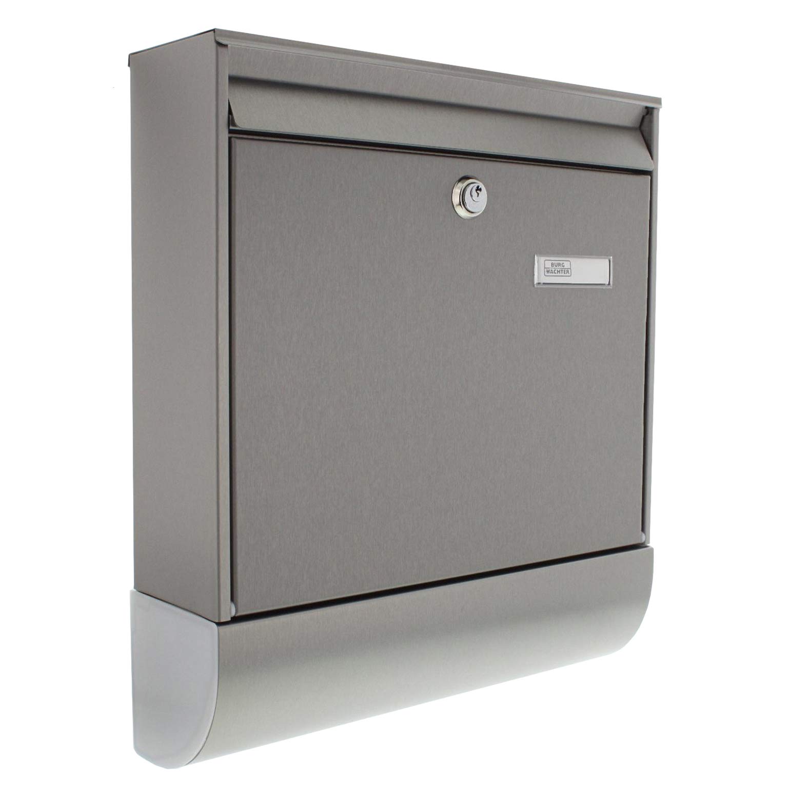 Burg-Wächter 39690 Letterbox Borkum-Set 38770 NI, Stainless Steel